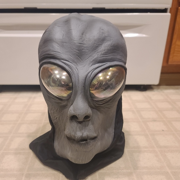 unbranded | Accessories | Vintage Adult Alien Halloween Latex Mask ...